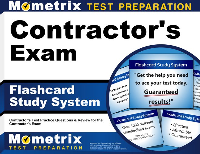 Contractor's Exam Flashcards